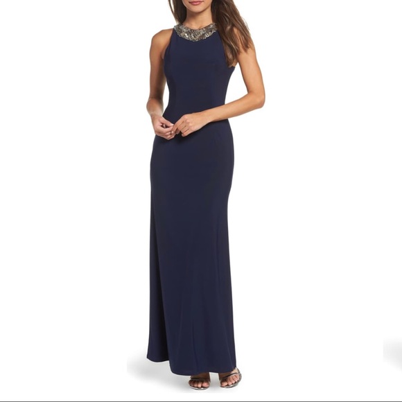 Lulu’s dress/gown - Navy Blue - Picture 1 of 4